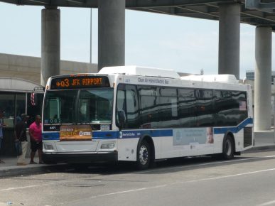 Bus at airport